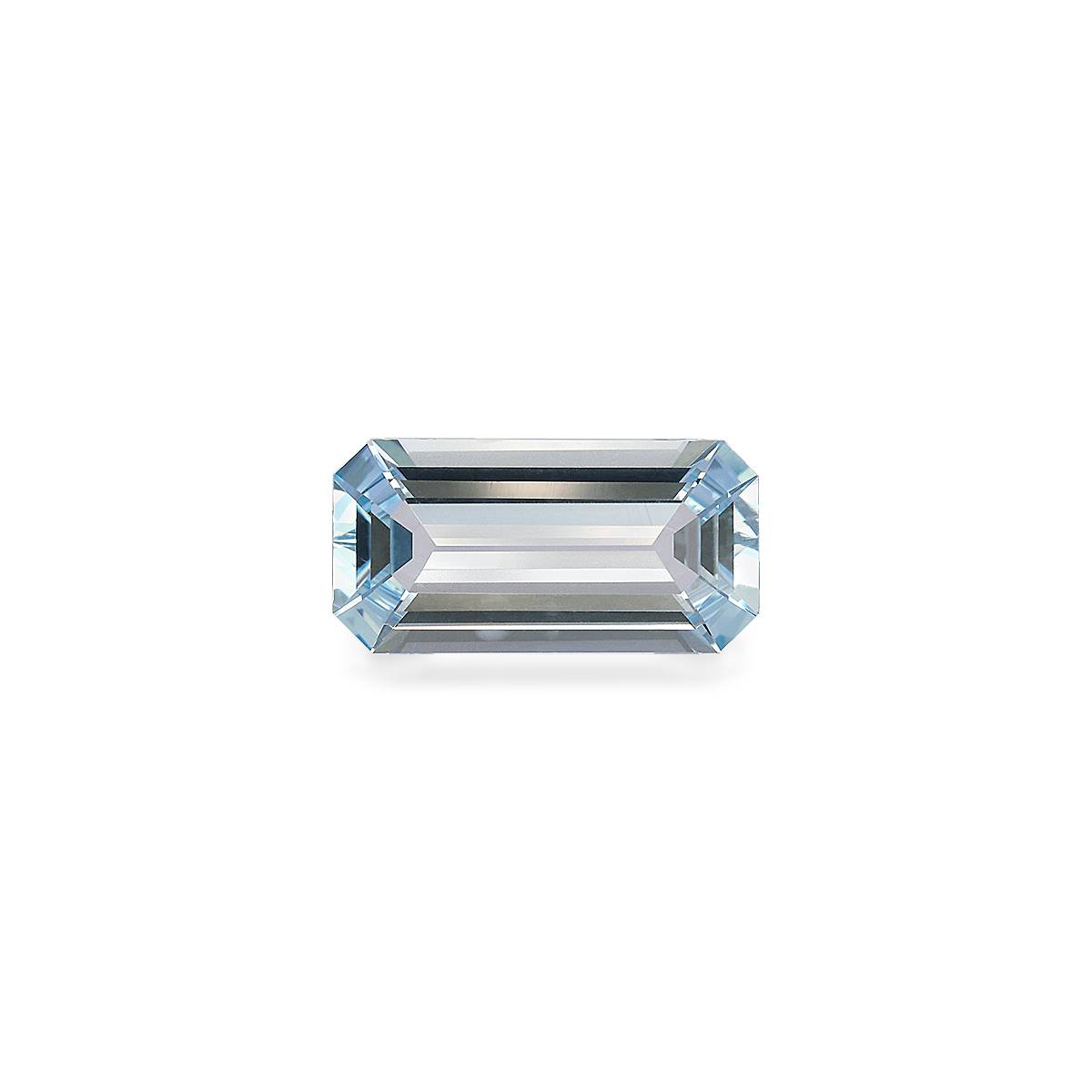 sky blue aquamarine, 3.86ct rectangular cut — main view