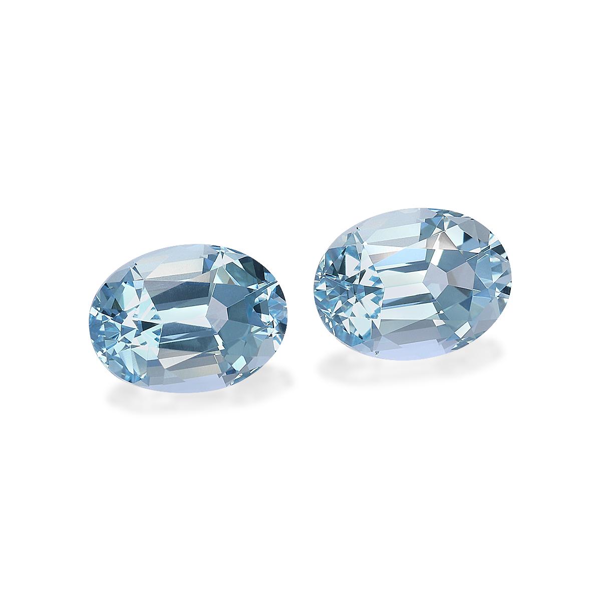 baby blue aquamarine, 4.06ct oval cut — view 3