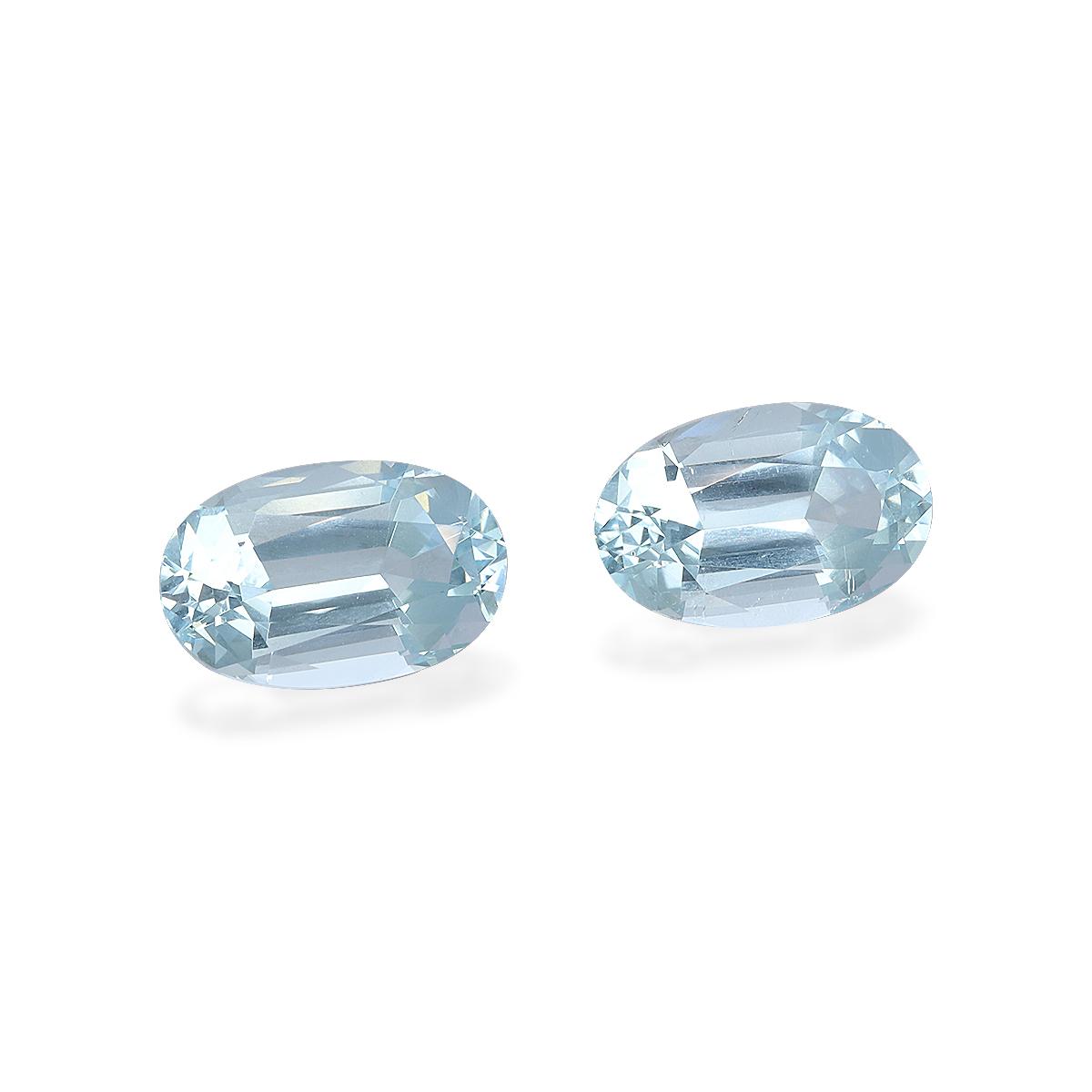 sky blue aquamarine, 4.92ct oval cut — view 3
