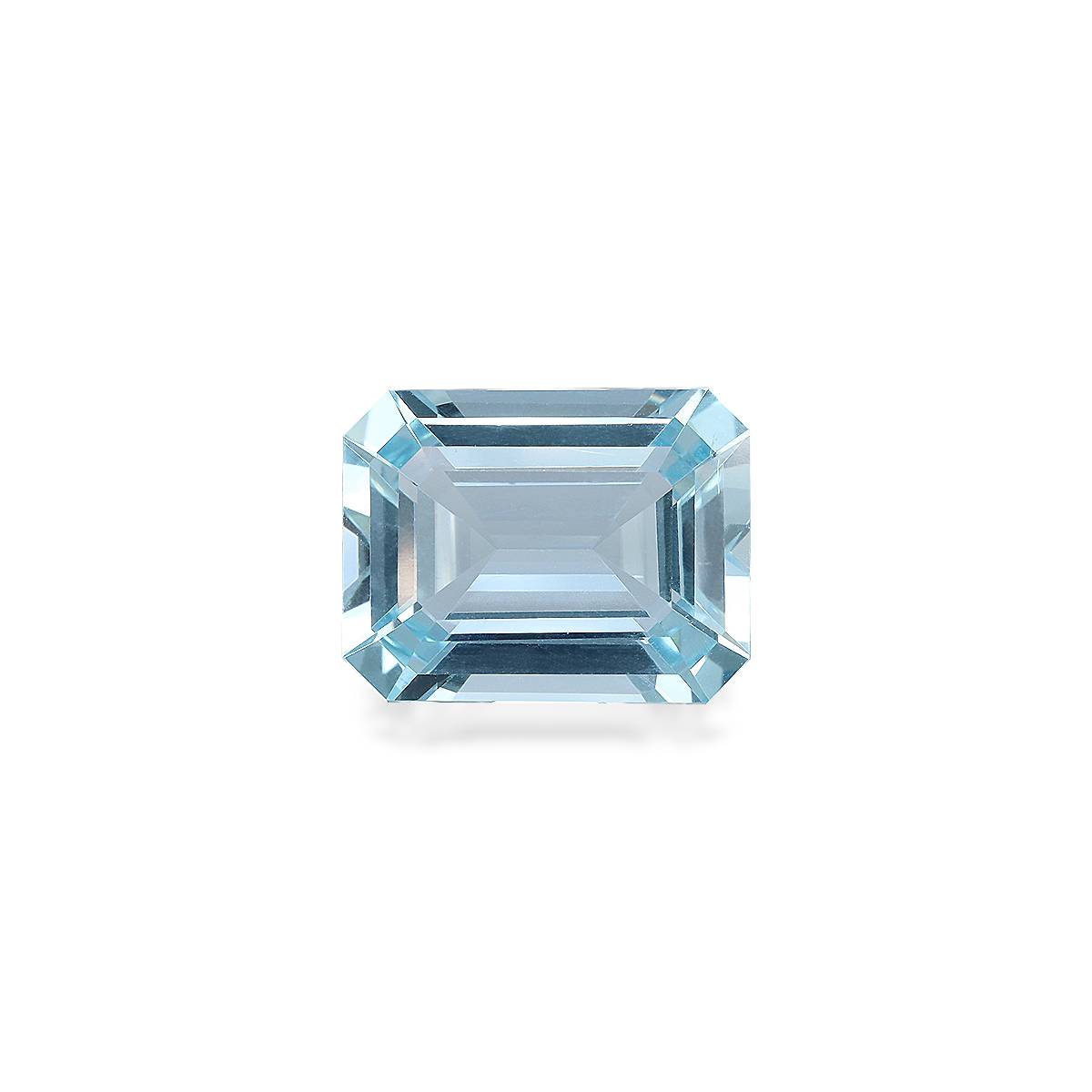 baby blue aquamarine, 13.49ct rectangular cut — main view