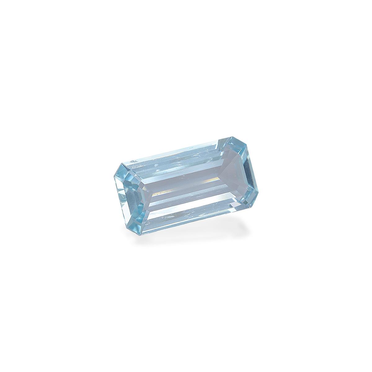 baby blue aquamarine, 7.11ct rectangular cut — view 3