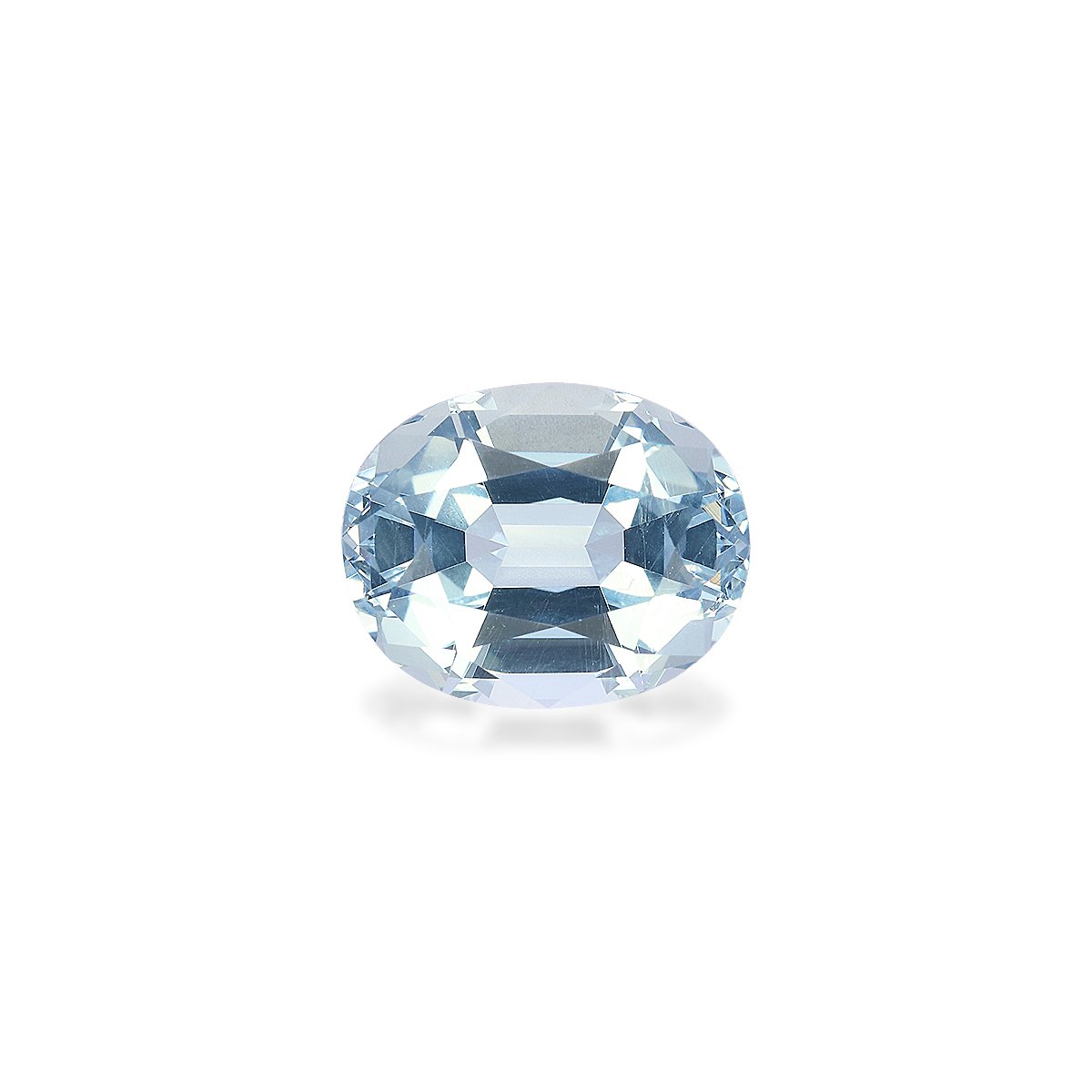 sky blue aquamarine, 4.9ct oval cut — main view