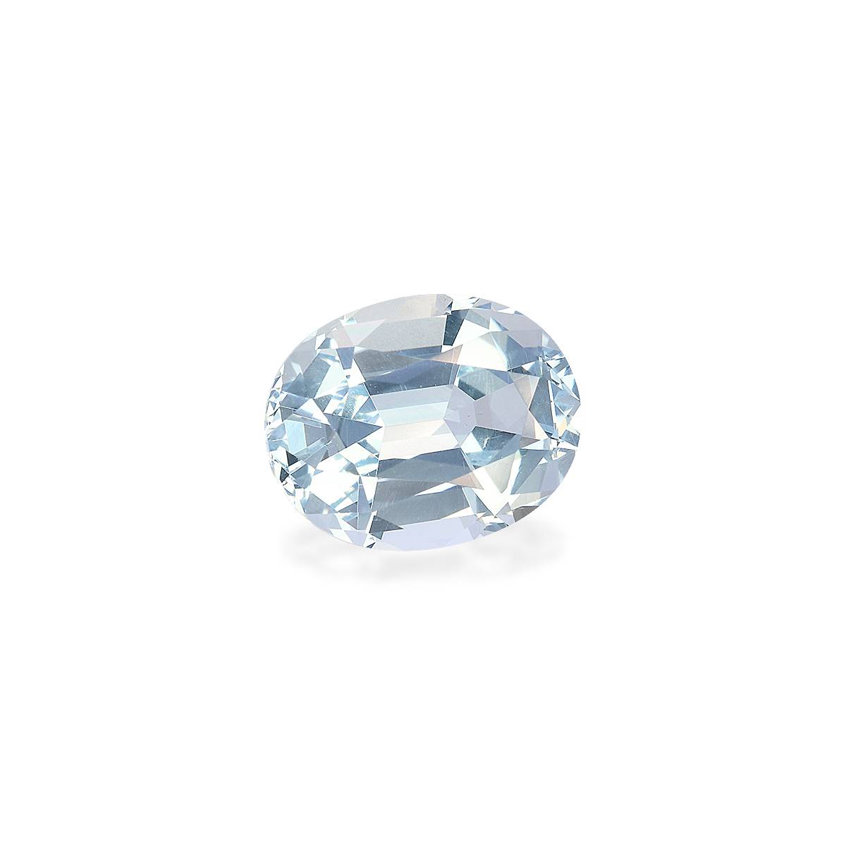 sky blue aquamarine, 4.9ct oval cut — view 3