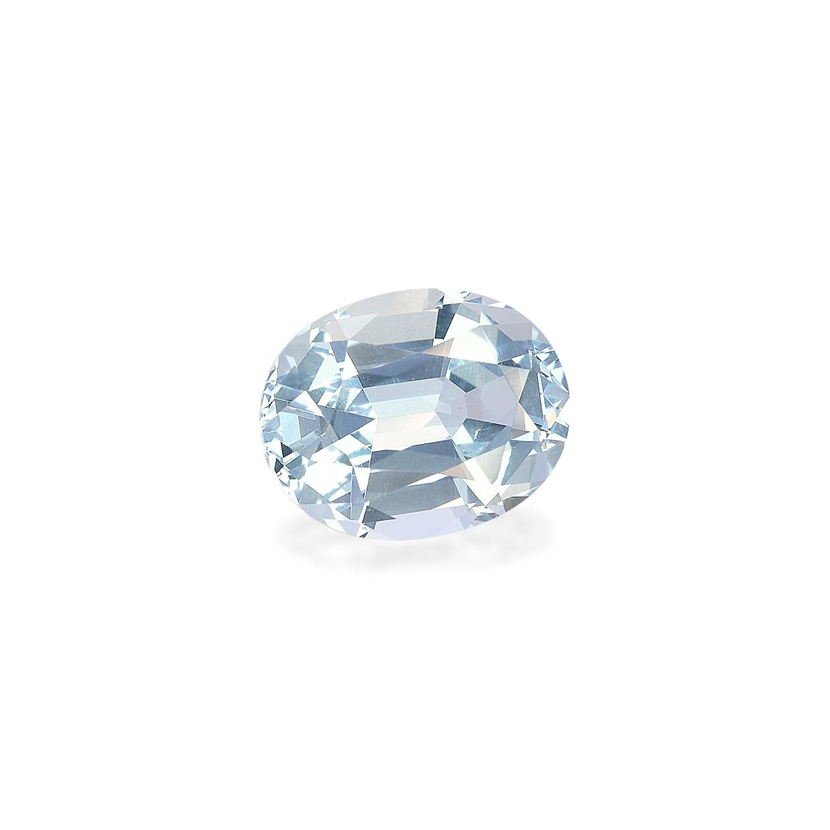 sky blue aquamarine, 4.9ct oval cut — view 3