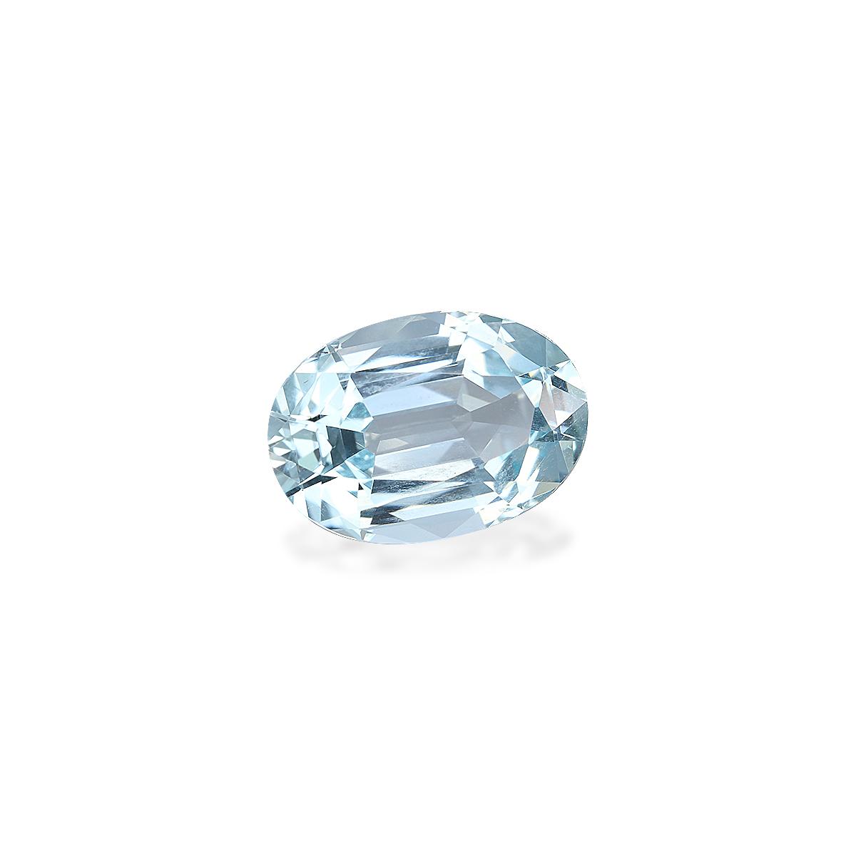 baby blue aquamarine, 7.96ct oval cut — view 3