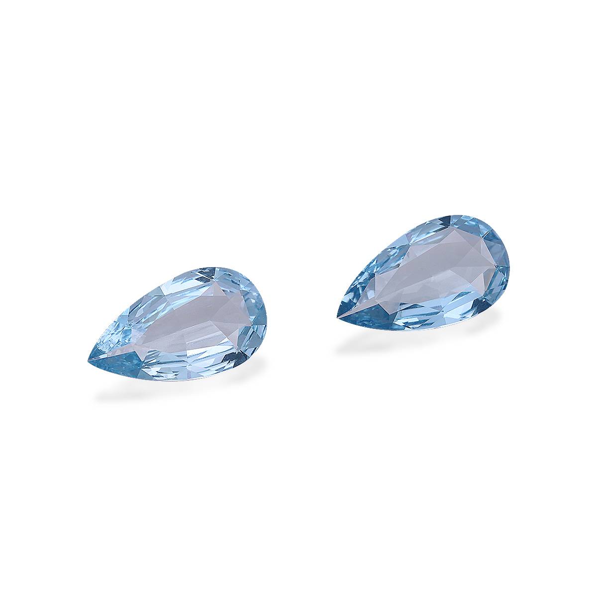Santa Maria blue aquamarine, 5.07ct pear cut — view 3