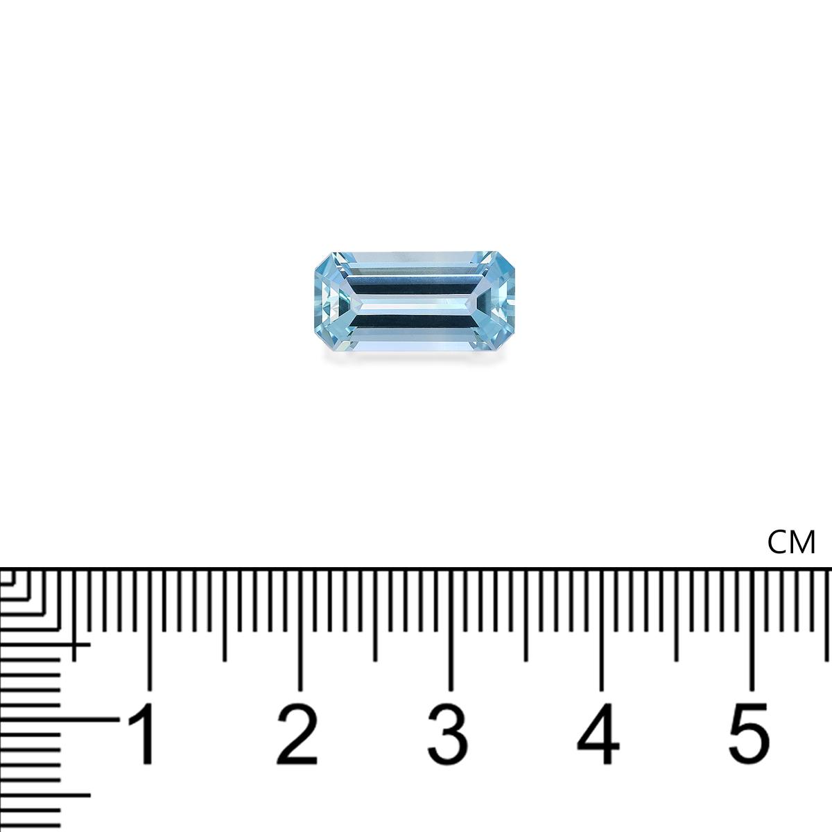 Santa Maria blue aquamarine, 3.16ct rectangular cut — view 4