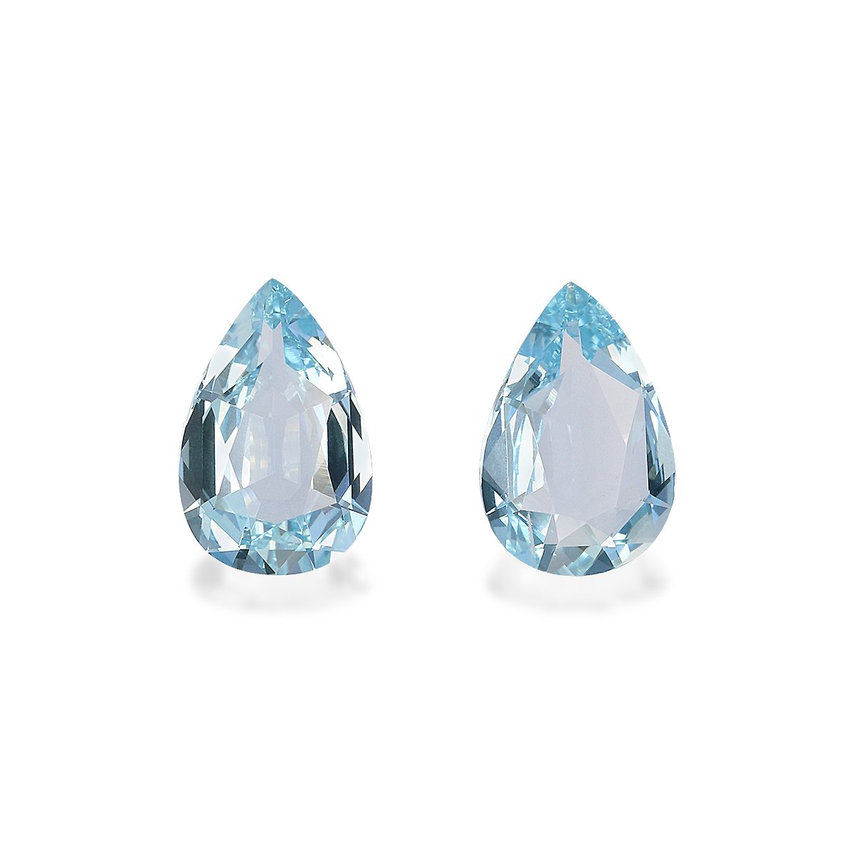 sky blue aquamarine, 4.19ct pear cut — main view