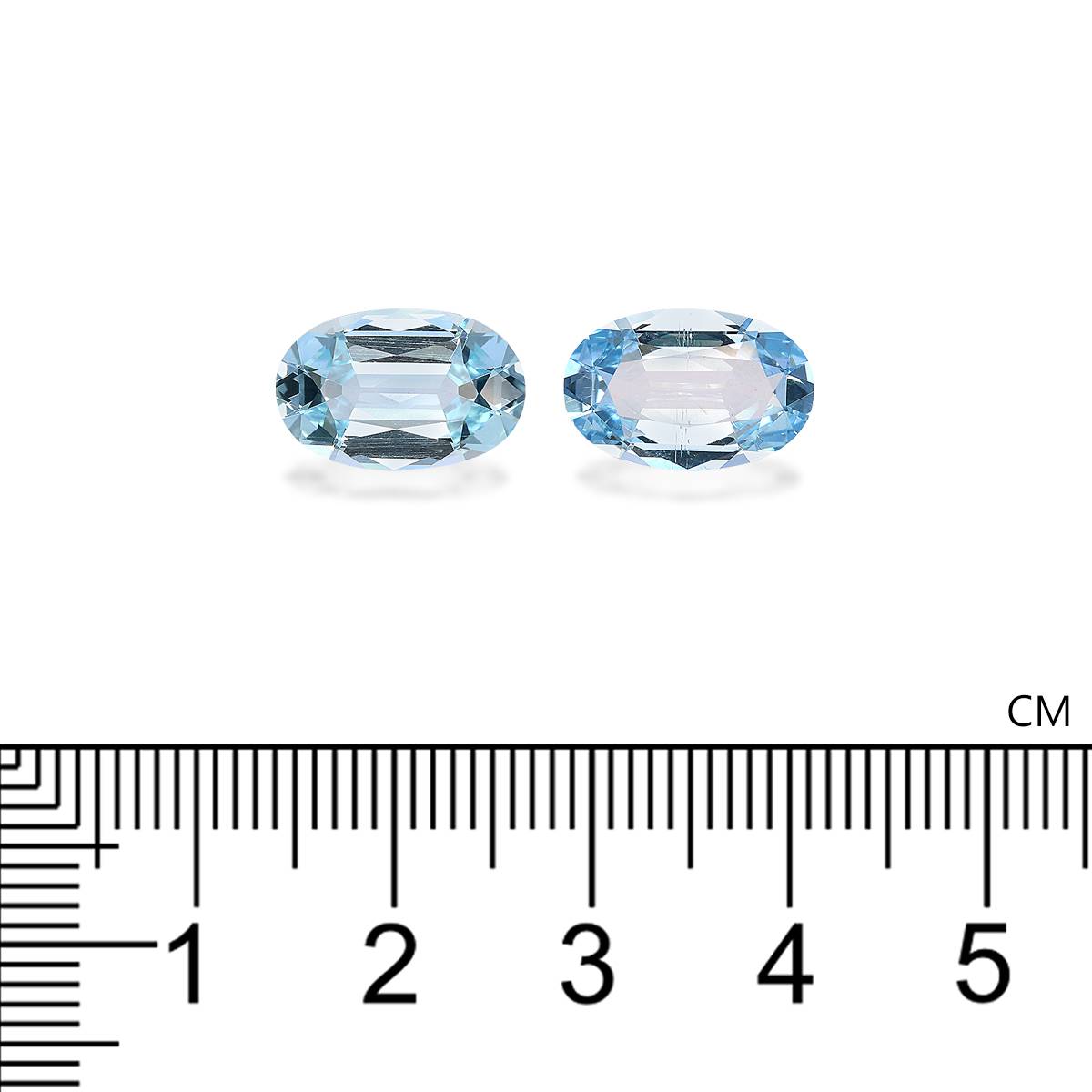 Santa Maria blue aquamarine, 6.1ct oval cut — view 4