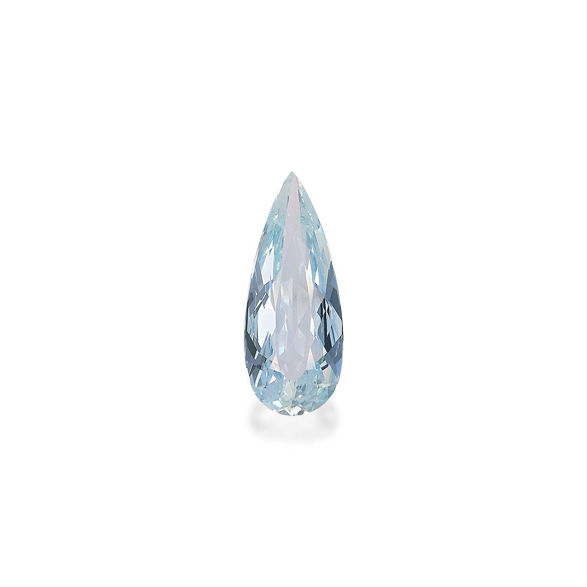 baby blue aquamarine, 3.22ct pear cut — main view