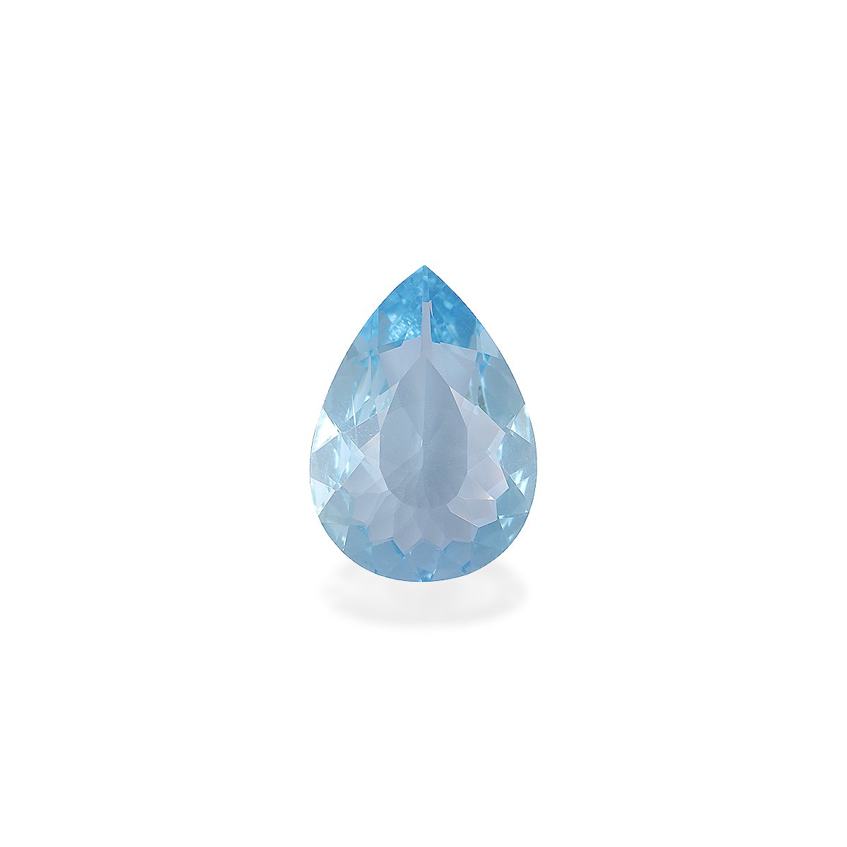 Santa Maria blue aquamarine, 3.31ct pear cut — main view