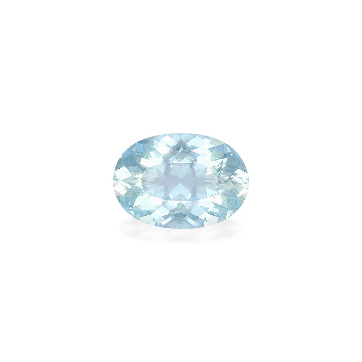 baby blue aquamarine, 4.02ct oval cut — main view
