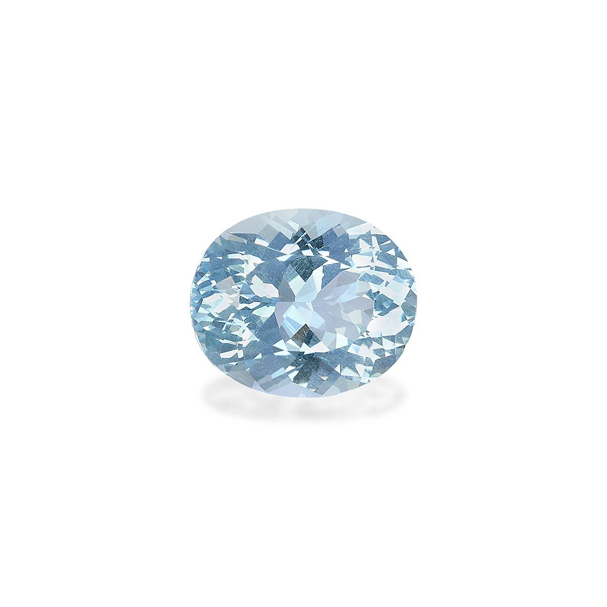 baby blue aquamarine, 5.12ct oval cut — main view