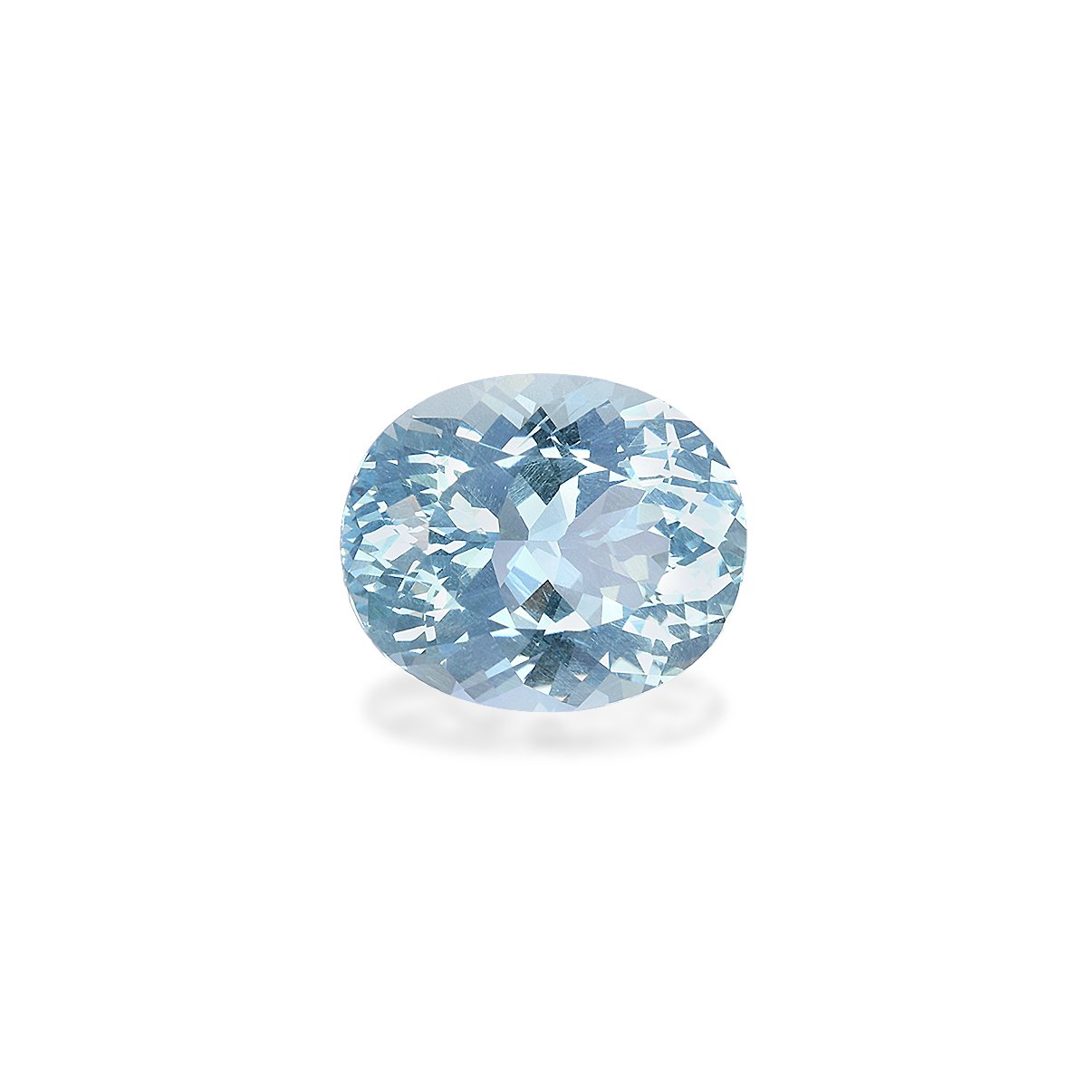 baby blue aquamarine, 5.12ct oval cut — main view