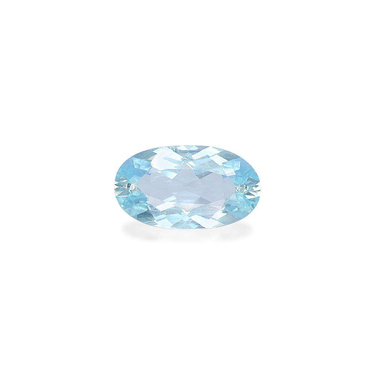 baby blue aquamarine, 4.03ct oval cut — main view