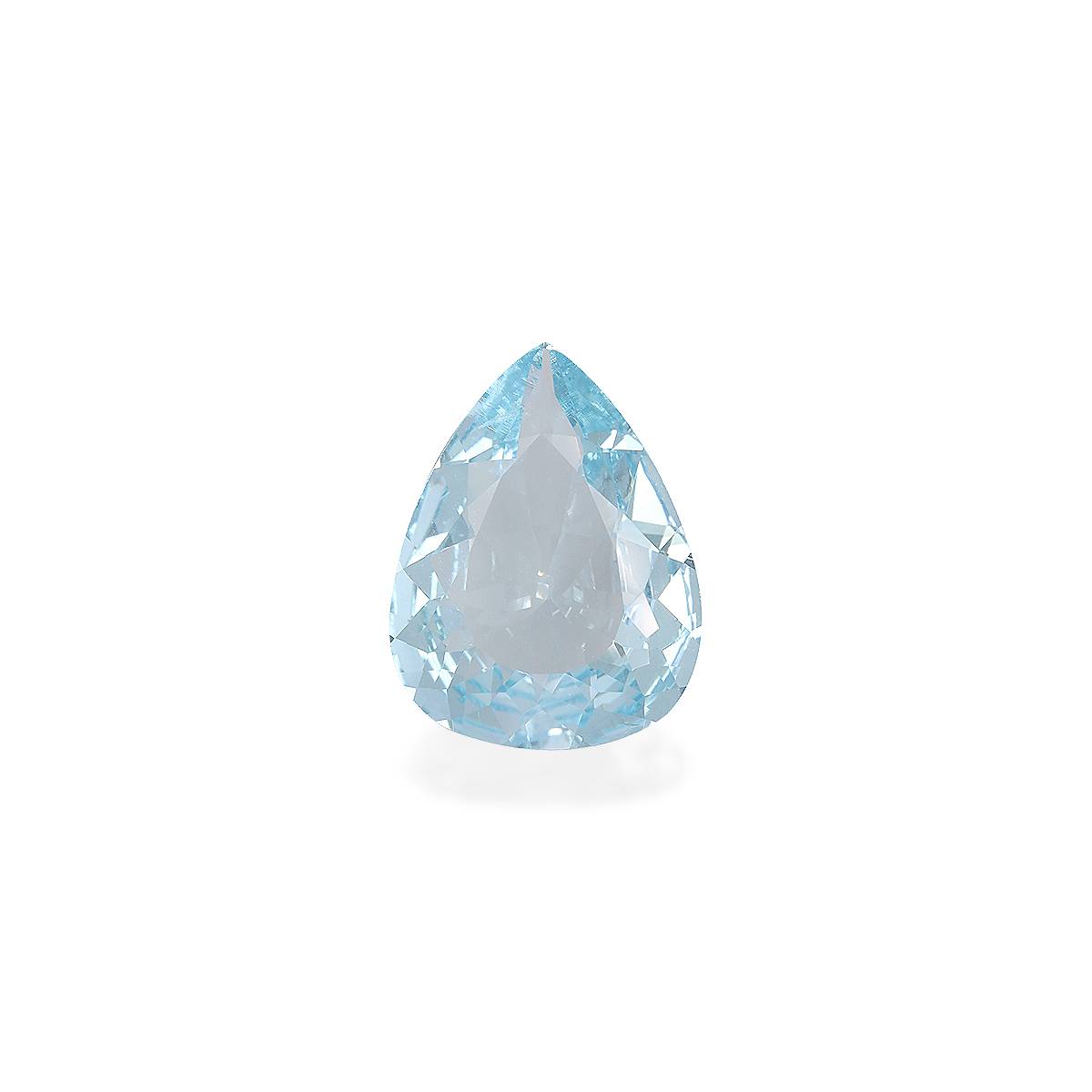 baby blue aquamarine, 5.89ct pear cut — main view