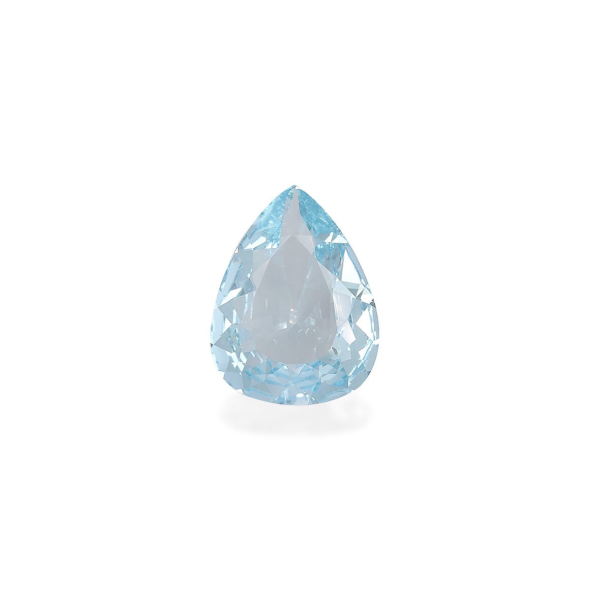 baby blue aquamarine, 5.89ct pear cut — main view