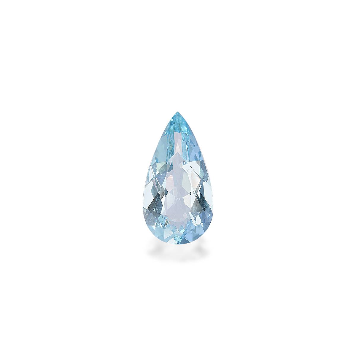 baby blue aquamarine, 4.05ct pear cut — main view