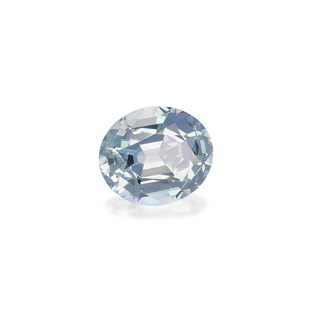 sky blue aquamarine, 5.42ct oval cut — view 3