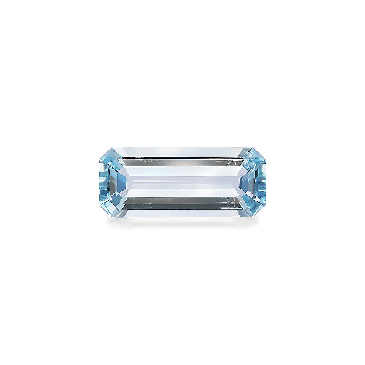 sky blue aquamarine, 5.91ct rectangular cut — main view