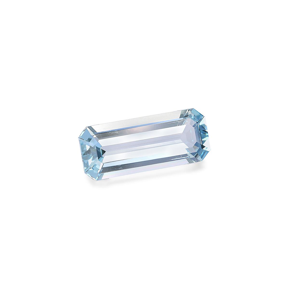 sky blue aquamarine, 5.91ct rectangular cut — view 3