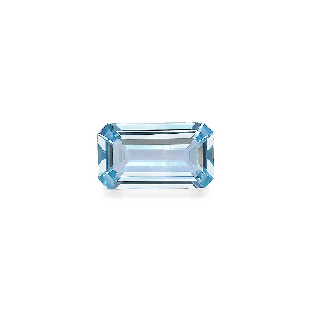 Santa Maria blue aquamarine, 3.74ct rectangular cut — main view