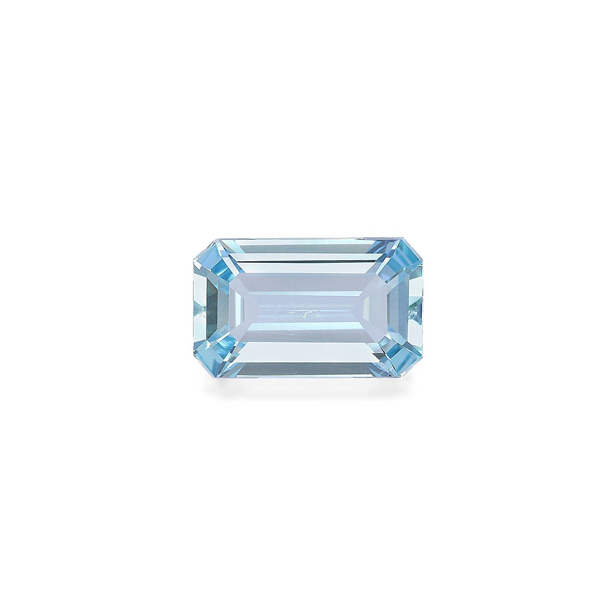 sky blue aquamarine, 3.45ct rectangular cut — main view