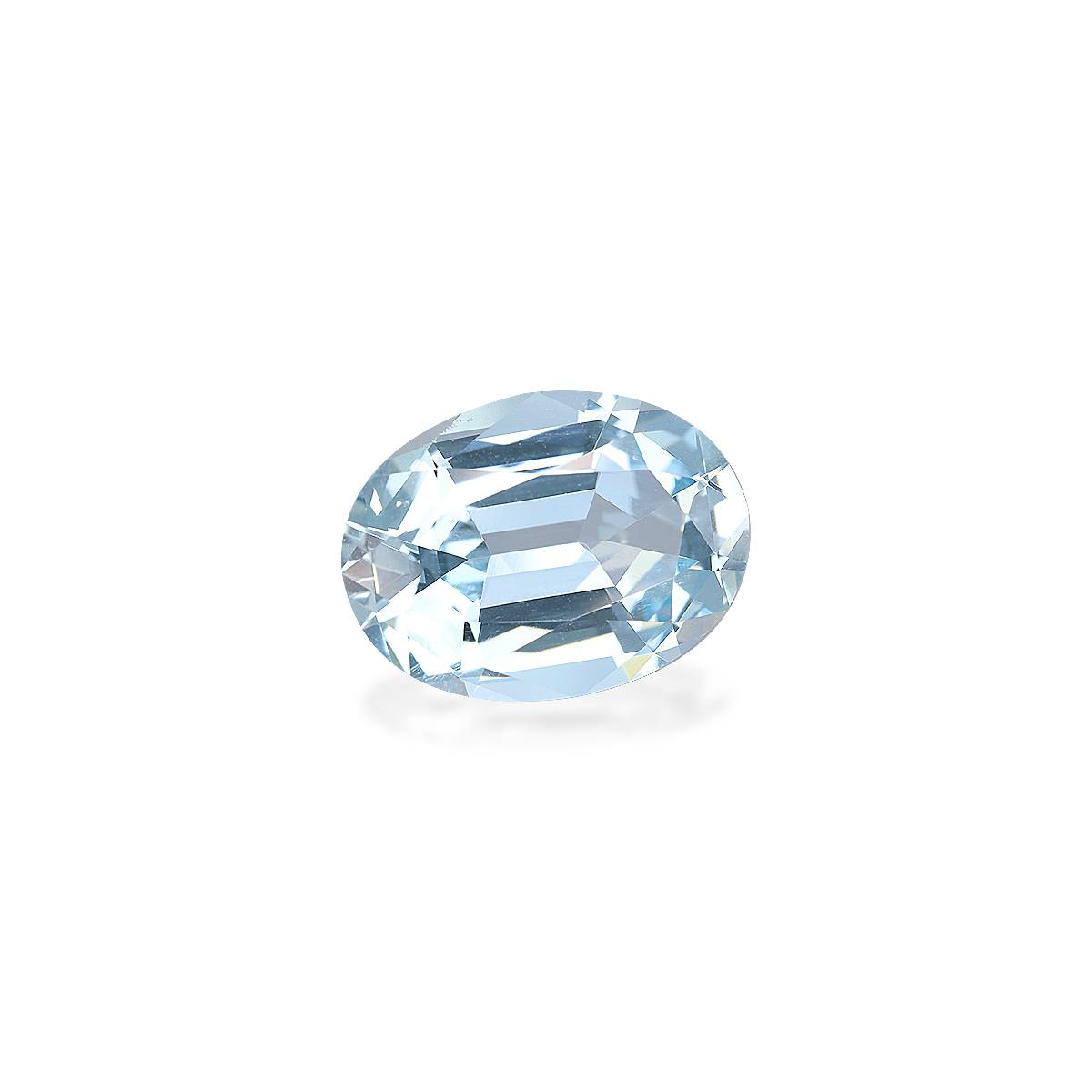 sky blue aquamarine, 7.24ct oval cut — view 3