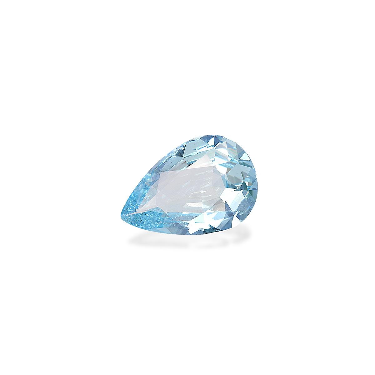 sky blue aquamarine, 2.75ct pear cut — view 3