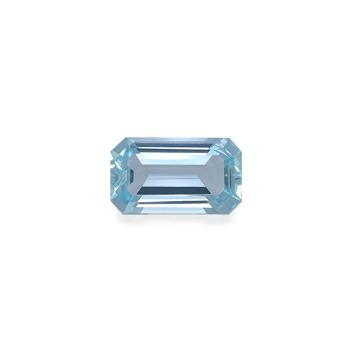 sky blue aquamarine, 3.21ct rectangular cut — main view