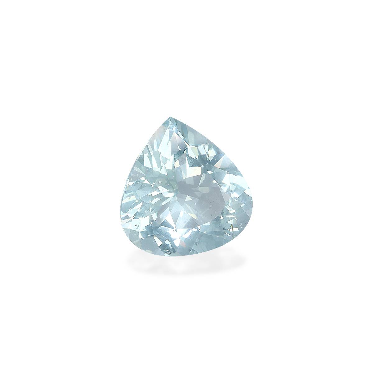sky blue aquamarine, 7.44ct pear cut — view 3