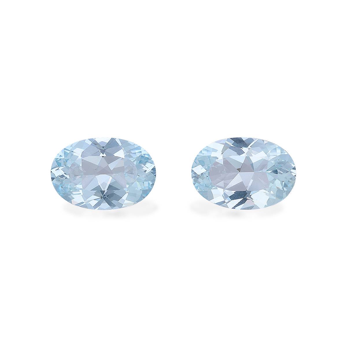 Sky Blue Aquamarine 6.83ct Pair