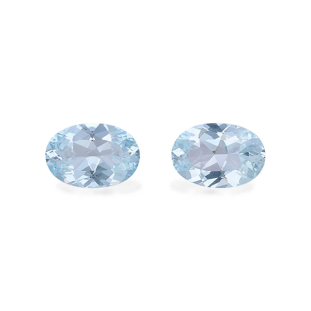 Sky Blue Aquamarine 6.83ct Pair