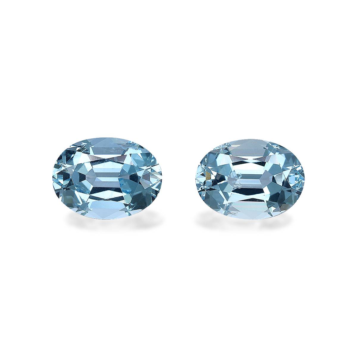 Santa Maria Blue Aquamarine 3.85ct - 9x7mm Pair