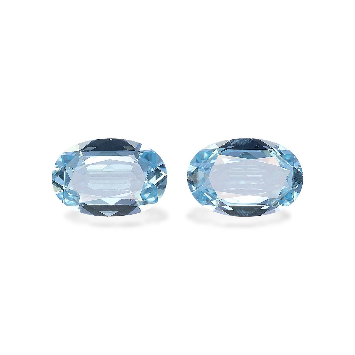 Ice Blue Aquamarine 3.42ct Pair