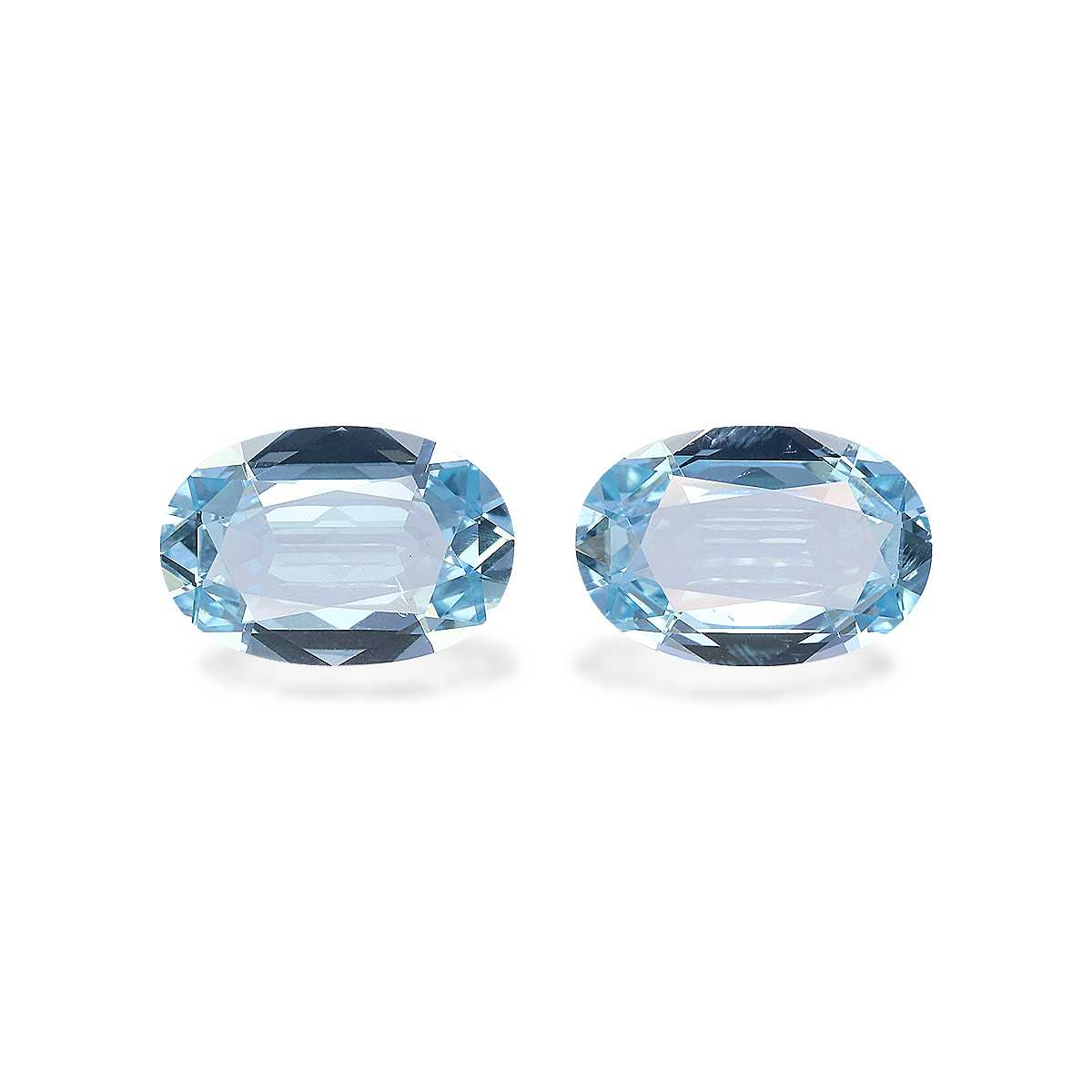 Ice Blue Aquamarine 3.42ct Pair
