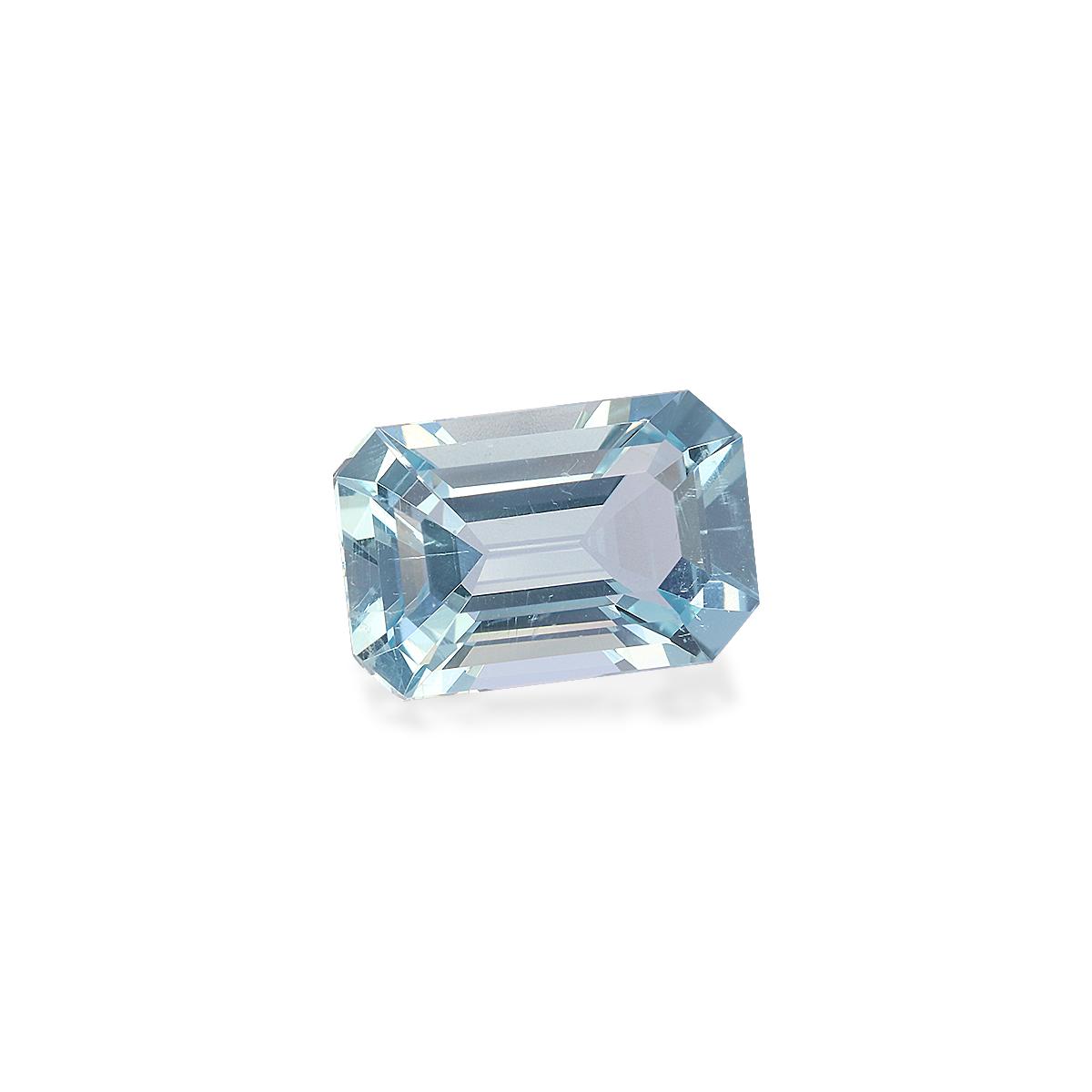 baby blue aquamarine, 2.65ct rectangular cut — view 3