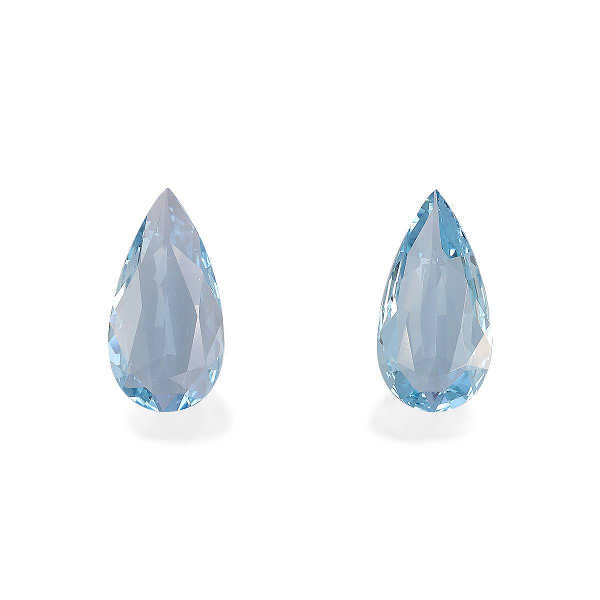 Ice Blue Aquamarine 2.66ct Pair