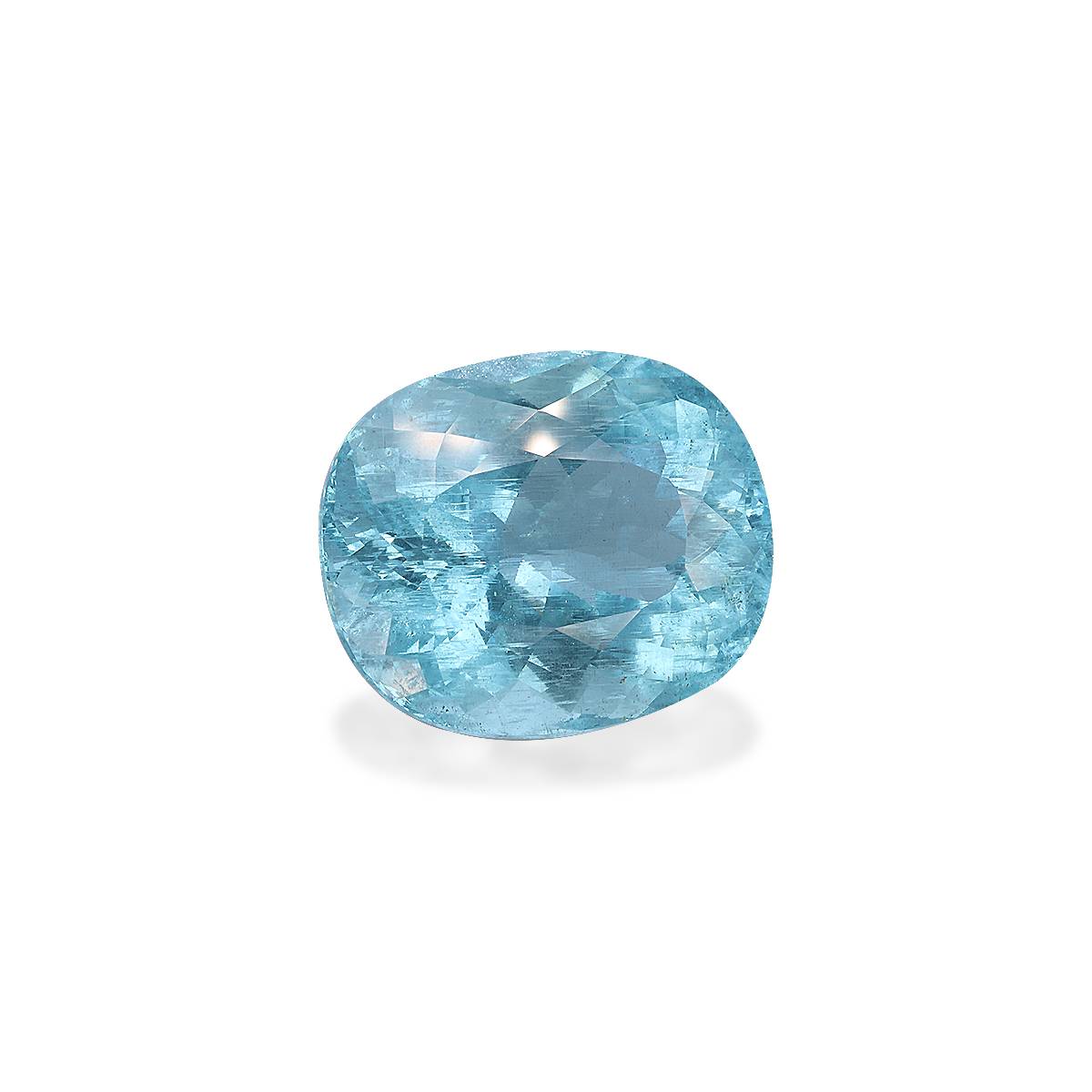 Santa Maria blue aquamarine, 80.46ct oval cut — view 3