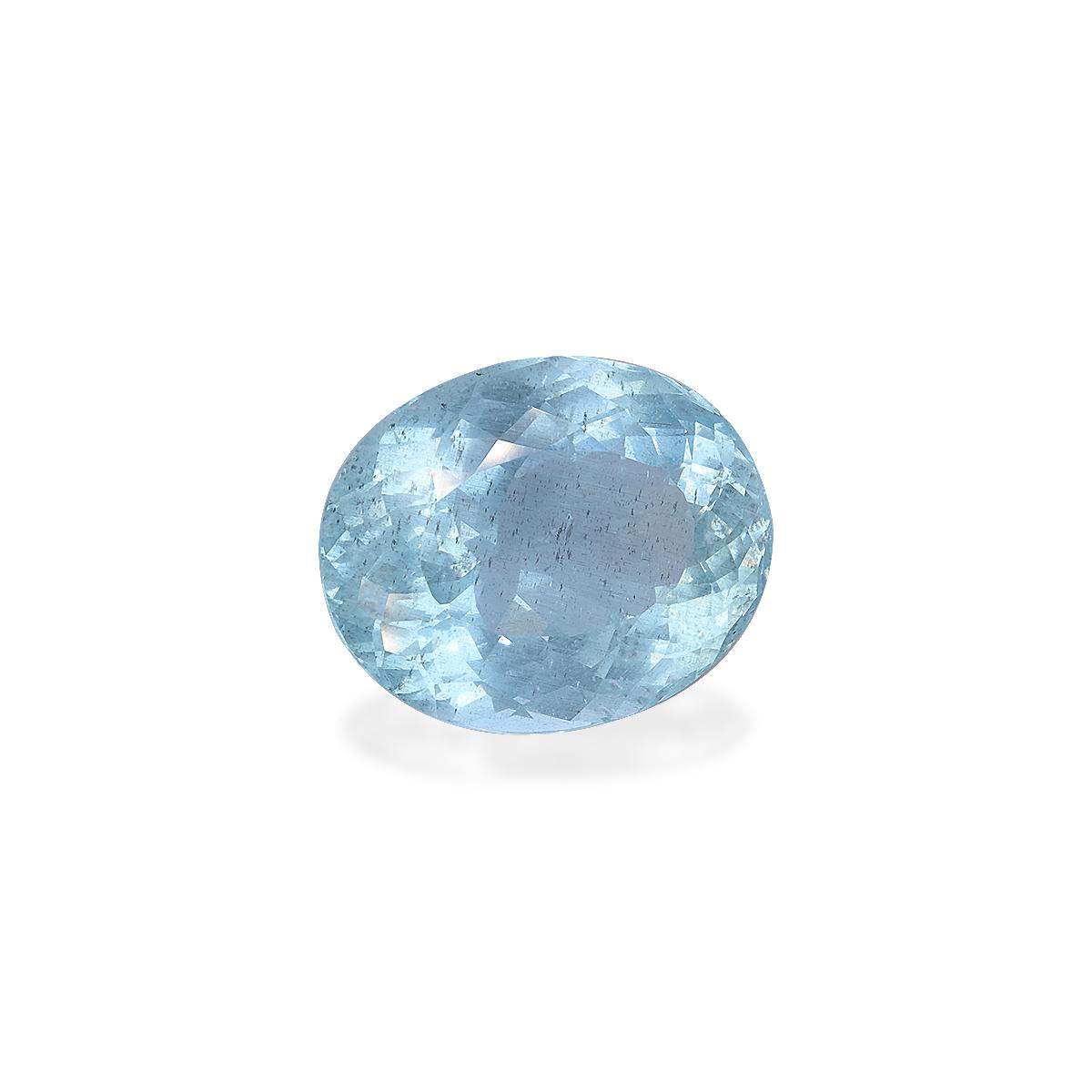 baby blue aquamarine, 52.3ct oval cut — view 3