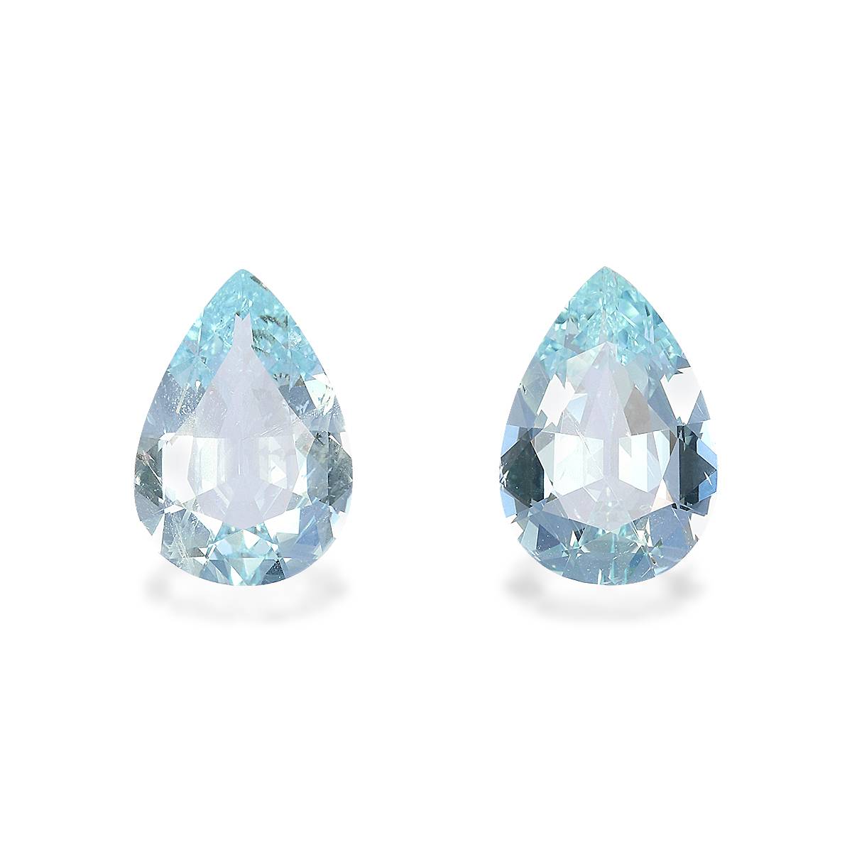 Baby Blue Aquamarine 5.76ct Pair