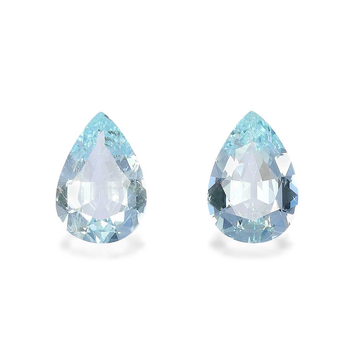 Baby Blue Aquamarine 5.76ct Pair