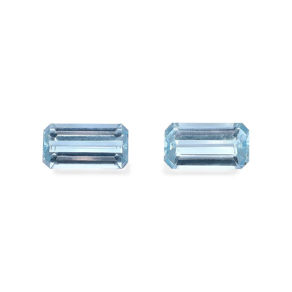 Baby Blue Aquamarine 4.66ct Pair