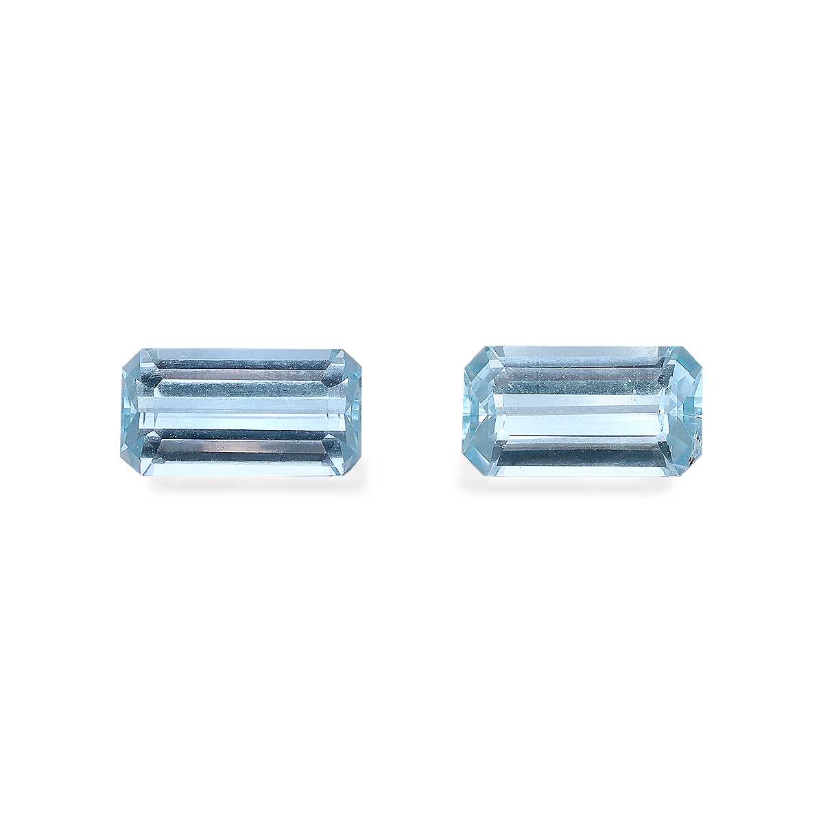 Baby Blue Aquamarine 4.66ct Pair