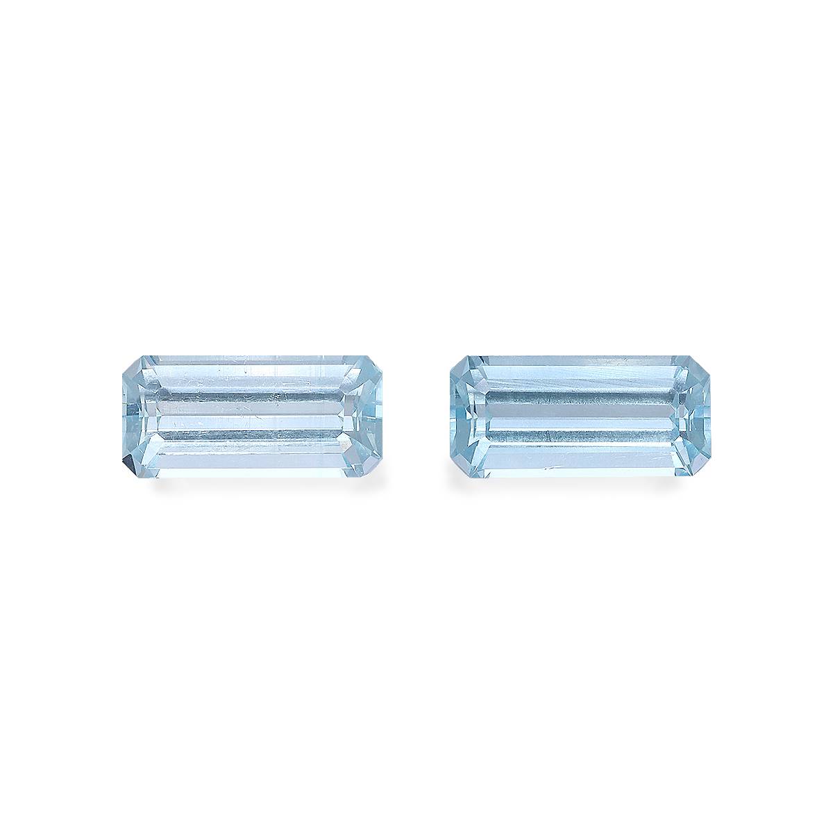 Baby Blue Aquamarine 5.87ct Pair