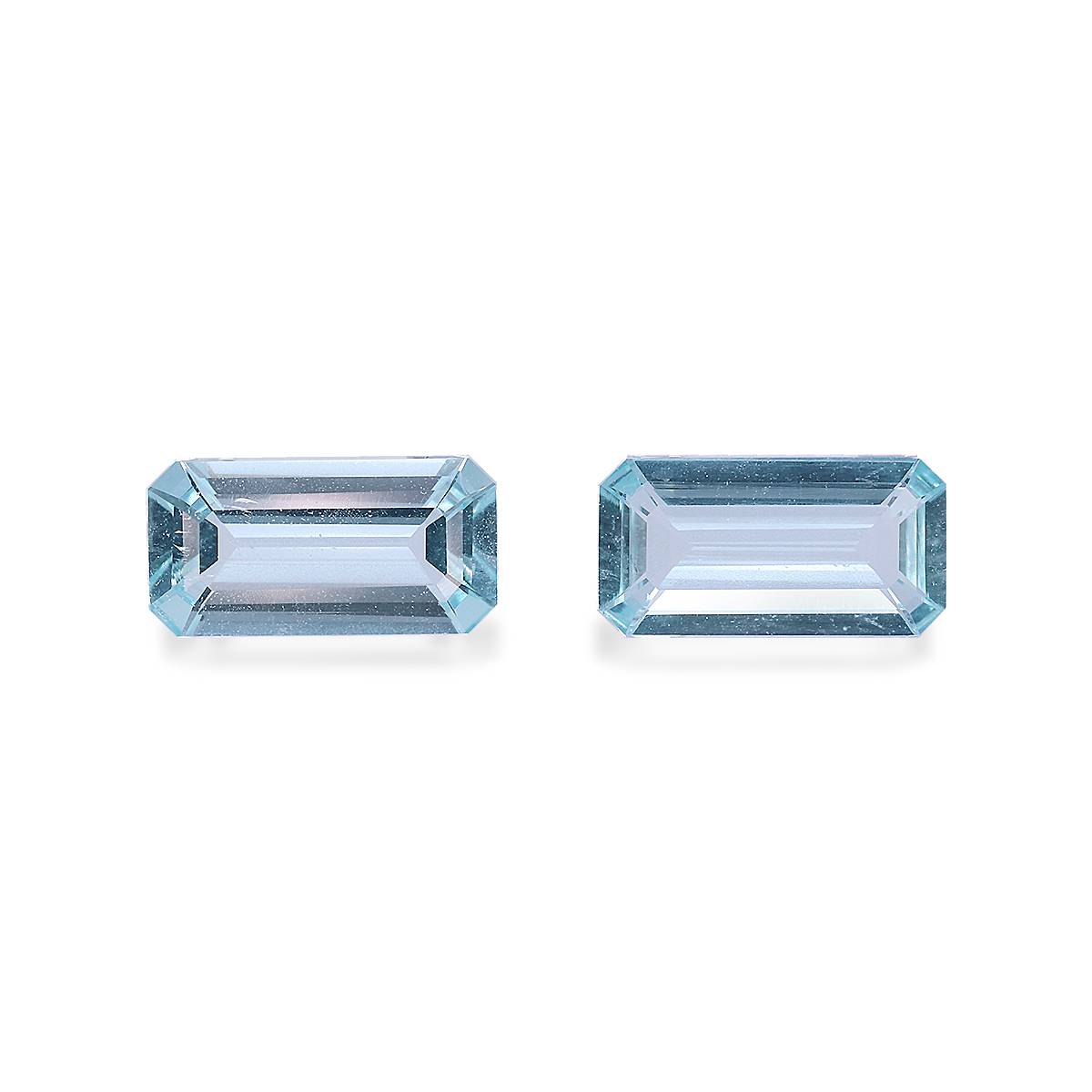 Ice Blue Aquamarine 2.54ct Pair