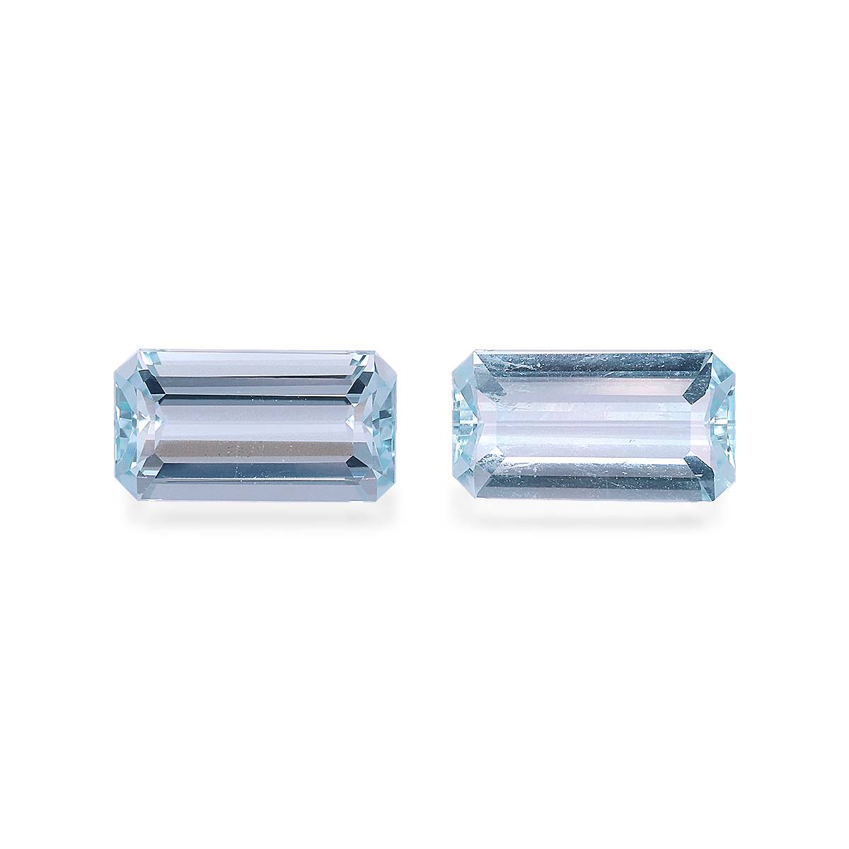 Ice Blue Aquamarine 3.63ct Pair