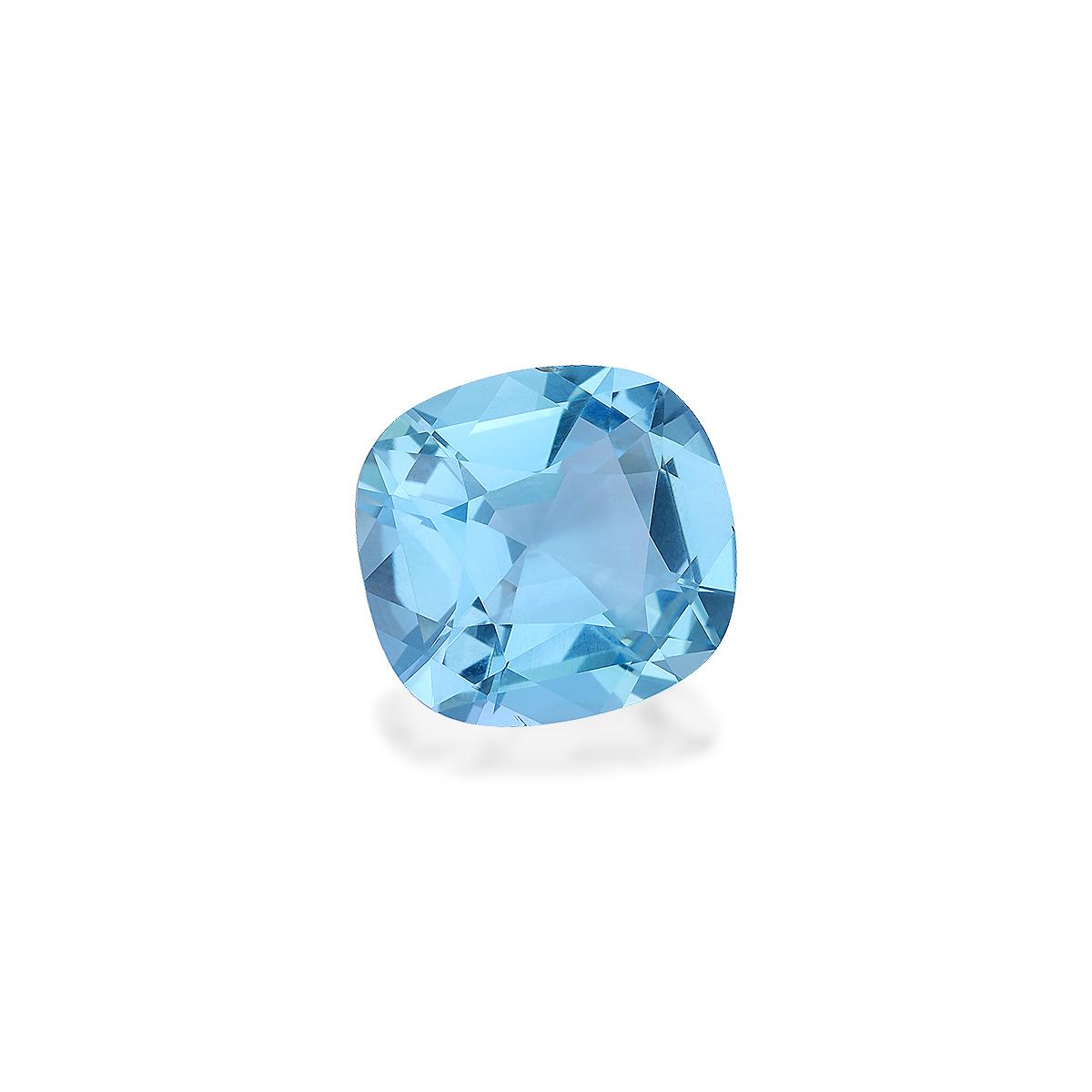 baby blue aquamarine, 6.56ct cushion cut — view 3