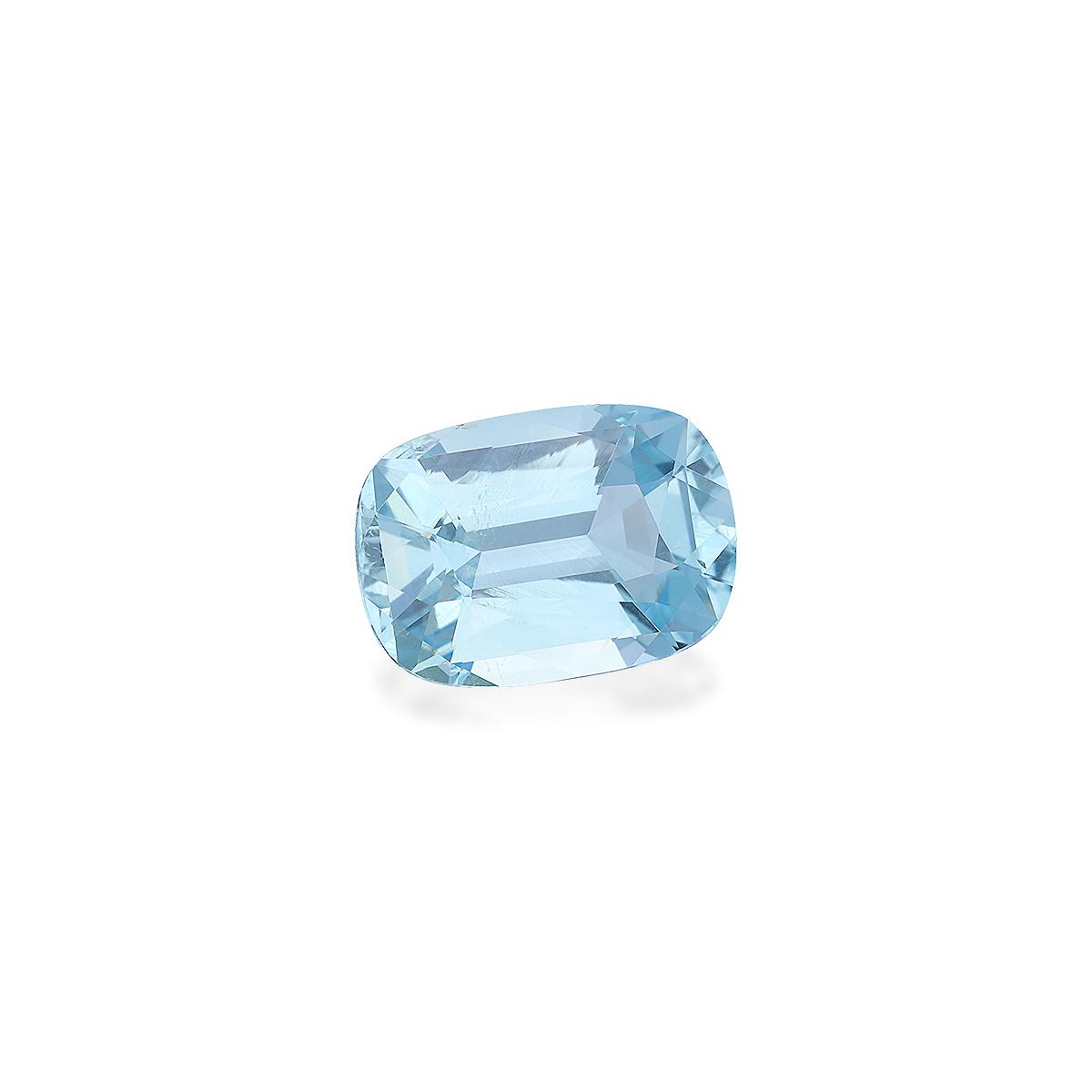 baby blue aquamarine, 6.27ct cushion cut — view 3