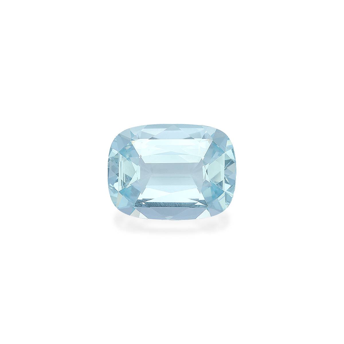baby blue aquamarine, 10.04ct cushion cut — main view